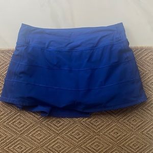 Royal blue lululemon skirt